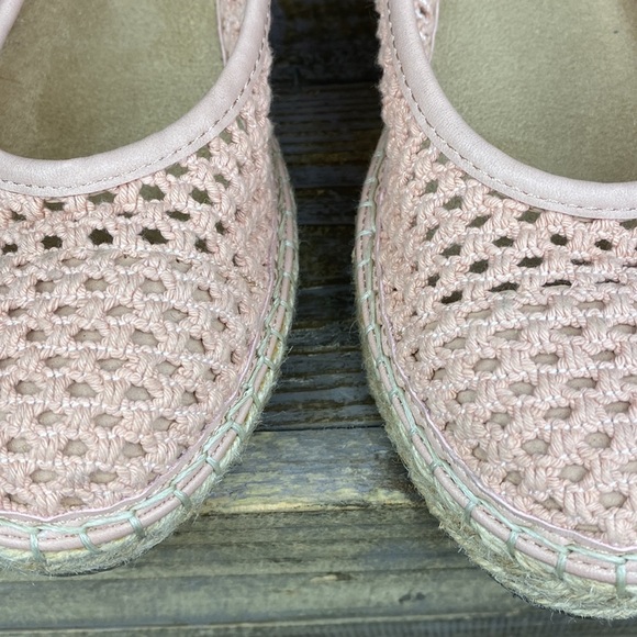 Bella Vita Women's Espadrille Wedge Sling Back Sandal In Blush Crochet- Sz 6.5 N - Picture 6 of 13